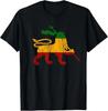 Lejonet av Juda T-shirt Rastafari Rasta Reggae Jamaica Gåva T-shirt