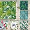 Tropical Plant Green Leaves Shower Curtain Bathroom Curtains With Hooks Monstera Palm Trees Waterproof Fabric Bathtub Decor