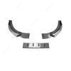 3Pcs Car Front Bumper Lip Spoiler Splitter Diffuser For VW Golf 8.5 MK8.5 GTI Rline 2025-2025+ ABS Gloss Black Bodykits Tuning