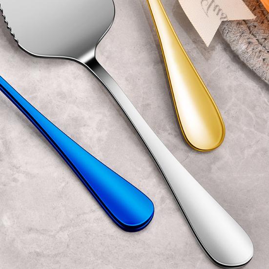 Cake Spatula Smooth Surface Stainless Steel Cake Cutter Easy To Clean Sharp Cake Cutting Tool for Home