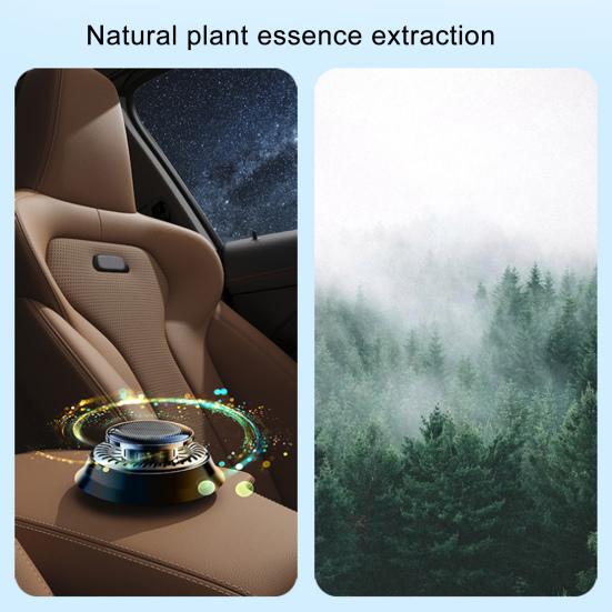 Solárny osviežovač vzduchu do auta Automaticky otočný S dlhou životnosťou Čistenie vzduchu s vôňou Auto Aromaterapeutický difuzér Ornament Doplnky do interiéru auta