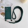 Geflochtenes Crossbody Lanyard Strap Handyhülle für Samsung Galaxy S24 S23 S21 FE Plus S25 S22 Ultra Geldbörse Kartenhalter Silikonhülle