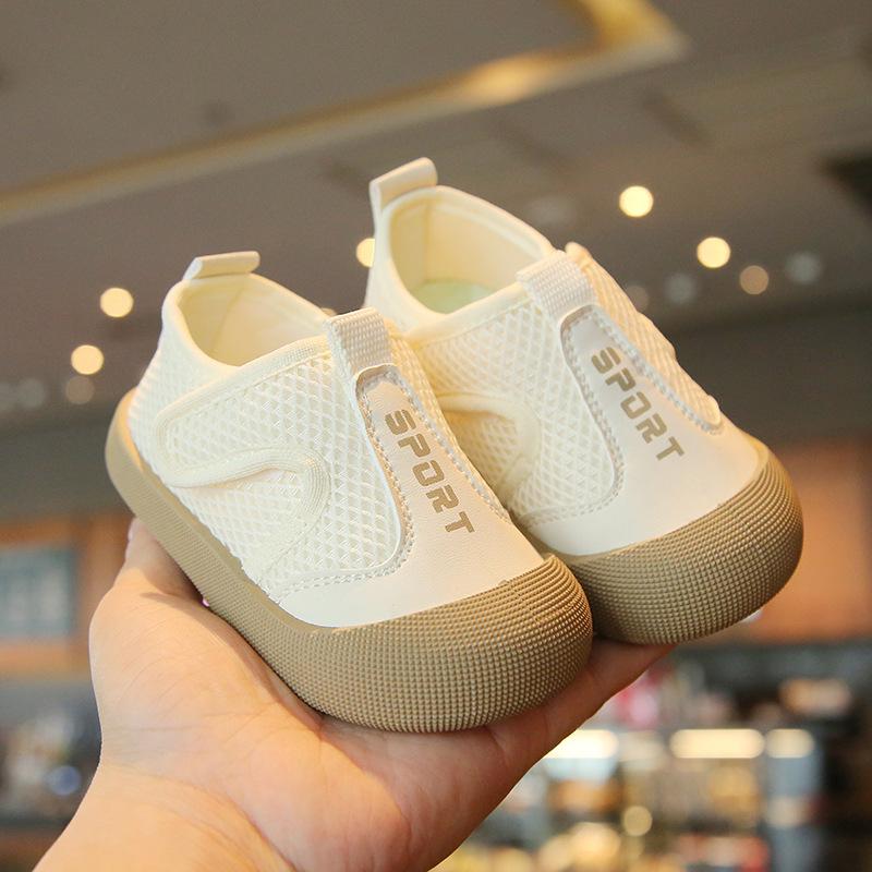 Fashion Baby Shoes 2025 Spring New Kids Mesh Shoe Soft Soled Boys' Walking Shoes Simple Girl Casual Shoe Versatile Child Sneaker