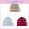 Wool Blend Knit Hat For Women Winter Fashion Casual With Windproof And Breathable Features