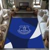 Everton Football Print Crystal Velvet Rug, Comfortable Water Absorbent Non Slip Indoor Floor Carpet