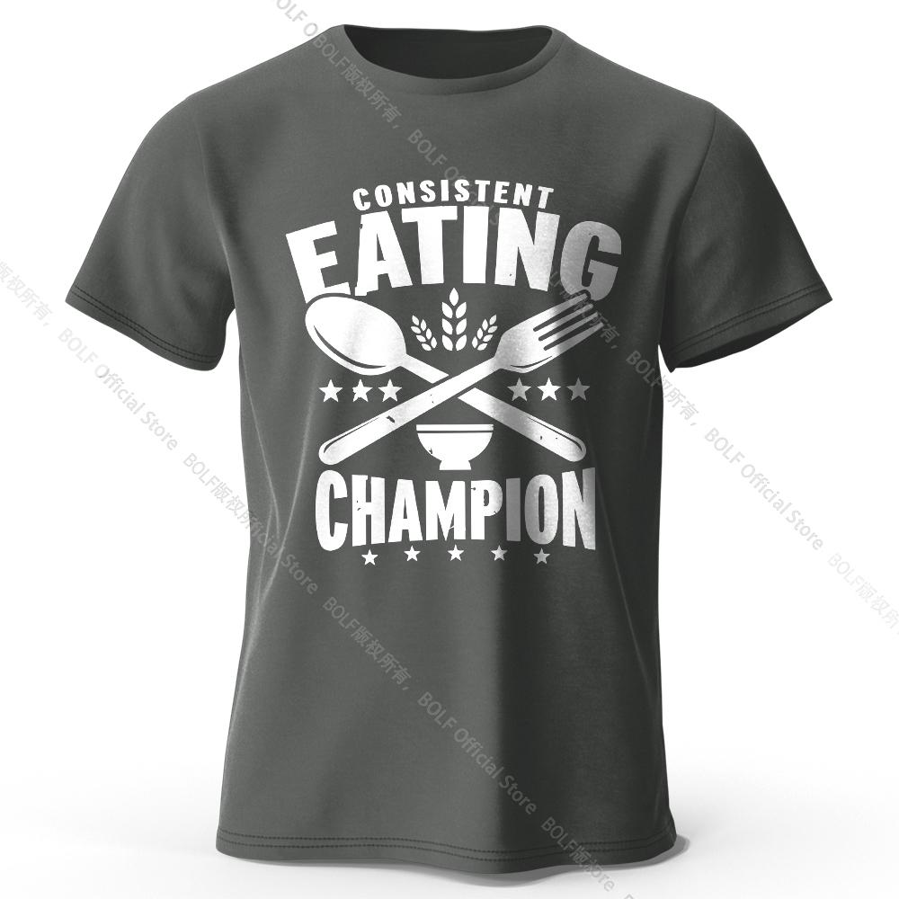 Herren T-Shirt mit Aufdruck 100% Baumwolle Übergroßes T-Shirt mit auffälliger Grafik für Damen Sommeroberteile Foodie Streetwear
