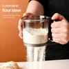 1PC Flour Sieve, Semi-automatic Handheld Flour Sieve, Hand-operated Cake Flour Sifter/filter, Handheld Flour Strainer, Baking Tools