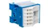 Blok Samozaciskow 63A Qc Niebieski 6 Przyłączy 33X30X34Mm Kn06N