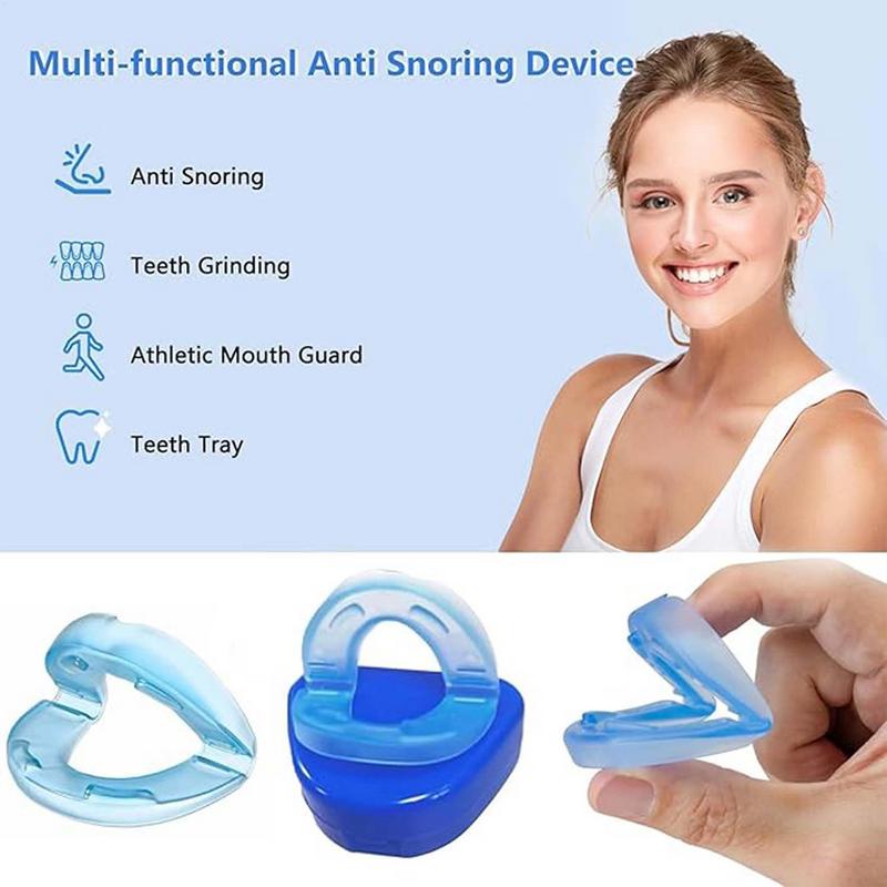 Anti Snoring Mouth Guard Reusable Teeth Bruxism Sleeping Apnea Solution Reduce Snoring Aid Comfortable Fit