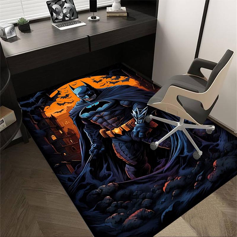 1pc Batman, Gotham Carpet, for Home & Office Decor, Desk Chair Carpet, Festive Gift,Conference Room CarpetL1181