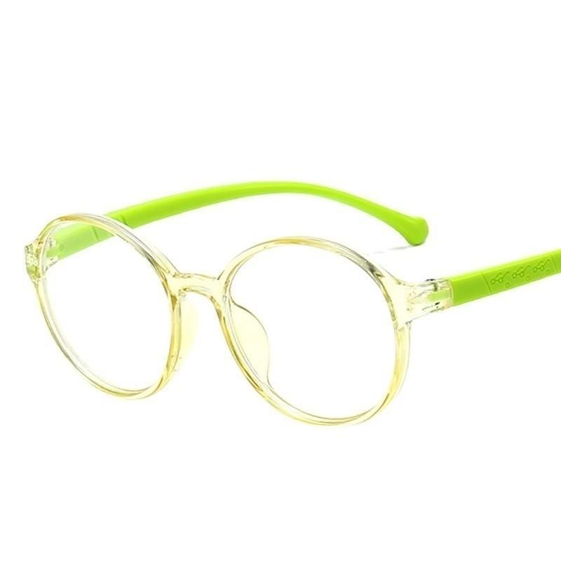 Kids Anti Blue Light Glasses Anti Radiation Eyewear Replaceable Lens for Children Protection Against Digital Screens