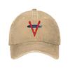 V TV Series The Visitors Insignia Symbol Baseball Cap Retro Distressed Washed Aliens Sun Cap Unisex Outdoor Running Gift Hats