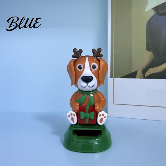 Lustiger Schneemann Schreibtischdeko Solarbetriebenes tanzendes Auto Ornament, Kreative Armaturenbrett Weihnachts Cartoon Figur für Weihnachtsmann Zubehör Auto Innenraum