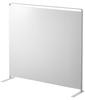 Jitsugyo 5124 Kitchen Freestanding Steel Panel Vertical White Tower Floating Storage Easy Installation Approx. W56XD14XH51.5cm