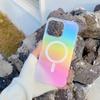 Applicable To Apple 16E Mobile Phone Case N52 Powerful Magnetic Absorption IPhone 15pro Matte Color Plated Samsung S25ultra