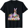 Great Dane Easter Bunny Costume Dog Graphic Print Men's Casual Cotton T-Shirt