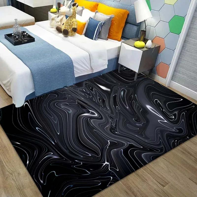3D Streamline Pattern Carpet for Bedroom Area Rugs In The Living Room Home Decor Floor Mat Bedroom Carpet Decor DoorMat Play Mat
