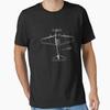 Patent Drawing Aircraft 1947 Designed And Sold By Madebydesign Vintage Stretched Soft Slightly Versatile Graphic