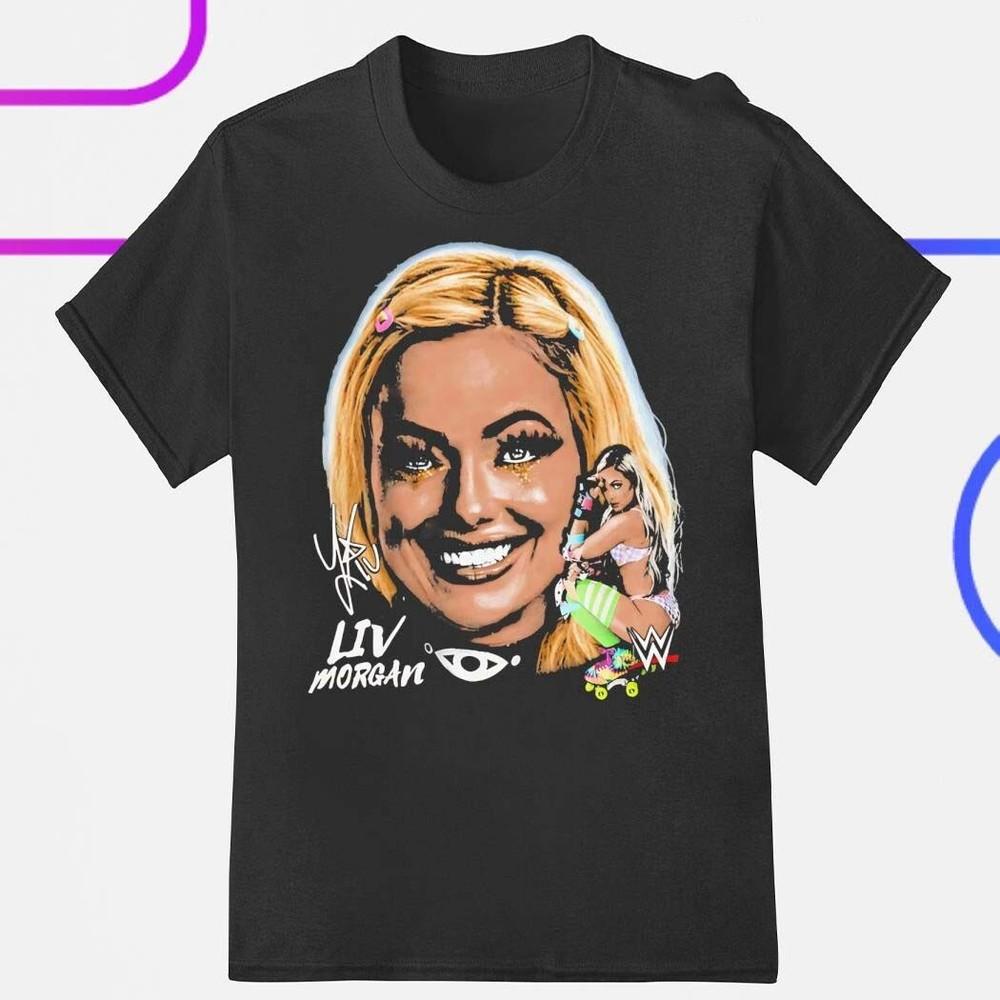 Tričko Liv Morgan Vintage Styl Unisex Bavlna S-5XL Unisex Tričko