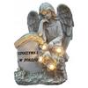Angel Guardian Candle Rest In Peace Large 21.5Cm For Grave
