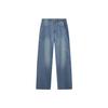 Embroidered Logo Letter Denim Pants Women Bottoms AJQV024-3
