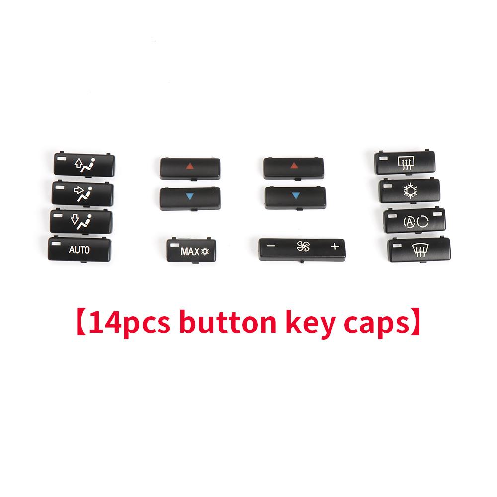 Auto A/C Heizung Klima Temperatur Control Push Button Klimaanlage Schlüssel Kappe Klima Control Abdeckung Für BMW 5 serie E39 X5