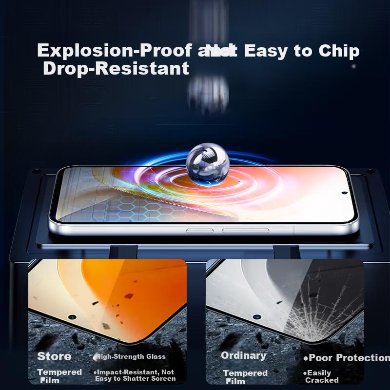 KOOLIFE Ultrasonic Unlock Tempered Glass Screen Protector for Vivo IQOO Neo11, Ultra-Thin HD Anti-Drop Protective Film for iQOO Neo11 Gaming Phone