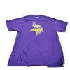 NFL Team Apparel Minnesota Vikings Mens XL Purple Graphic Logo Tee Unisex T-Shirt