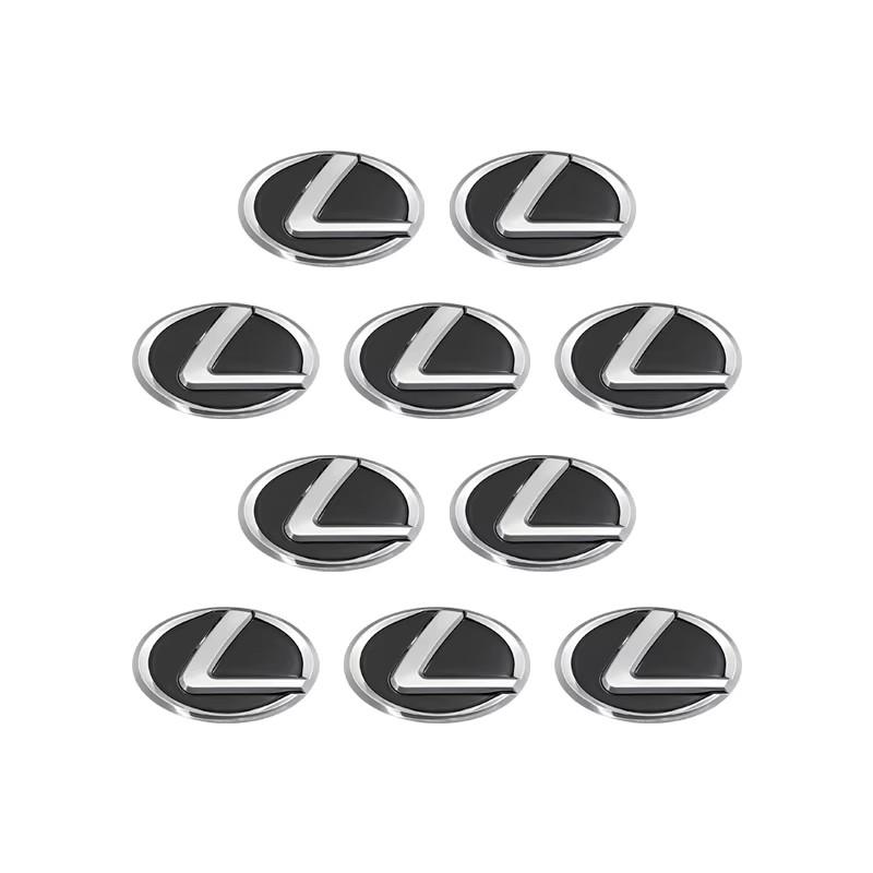 Car Remote Key Sticker Aluminum Emblem Decoration Decal For Lexus Fsport GX470 RX330 IS250 LX570 LX600 Ct200h PO8