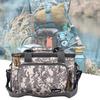 Fishing Tackle Bag Square Multi-pocket Smooth Zipper Adjustable Shoulder Strap Portable Large Capacity