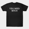 Men Black Print T-shirt Uncle-Baby-Billy No-Cut Transfer Paper Print Cotton Tshirt
