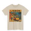 Lisbon Retro Comic T-Shirt: Vintage Portuguese Travel Tee