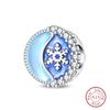 Winter Charm 925 Silver Snowflake Snowman Penguin Charm Pendant For Women Fine DIY Birthday Jewelry Gifts