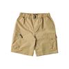 Solid Color Woven Large Pocket Mountain Style Cargo Shorts Men Shorts Brown VN000GR94MG
