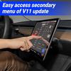 Car Screen Rotating Holder for Tesla Model 3 Y 2017-2022 Center Console Swivel Mount Bracket 15/30 Degrees GPS Scereen Rotation