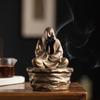 Formless Buddha Meditation Ceramic Monk Incense Holder Burner Home Living Room Garden Tearoom Yoga Room Zen Decoration