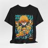 Zenitsu Anime Grafické tričko, Unisex tričko, Tričko s krátkým rukávem, Cosplay dárek, Démon