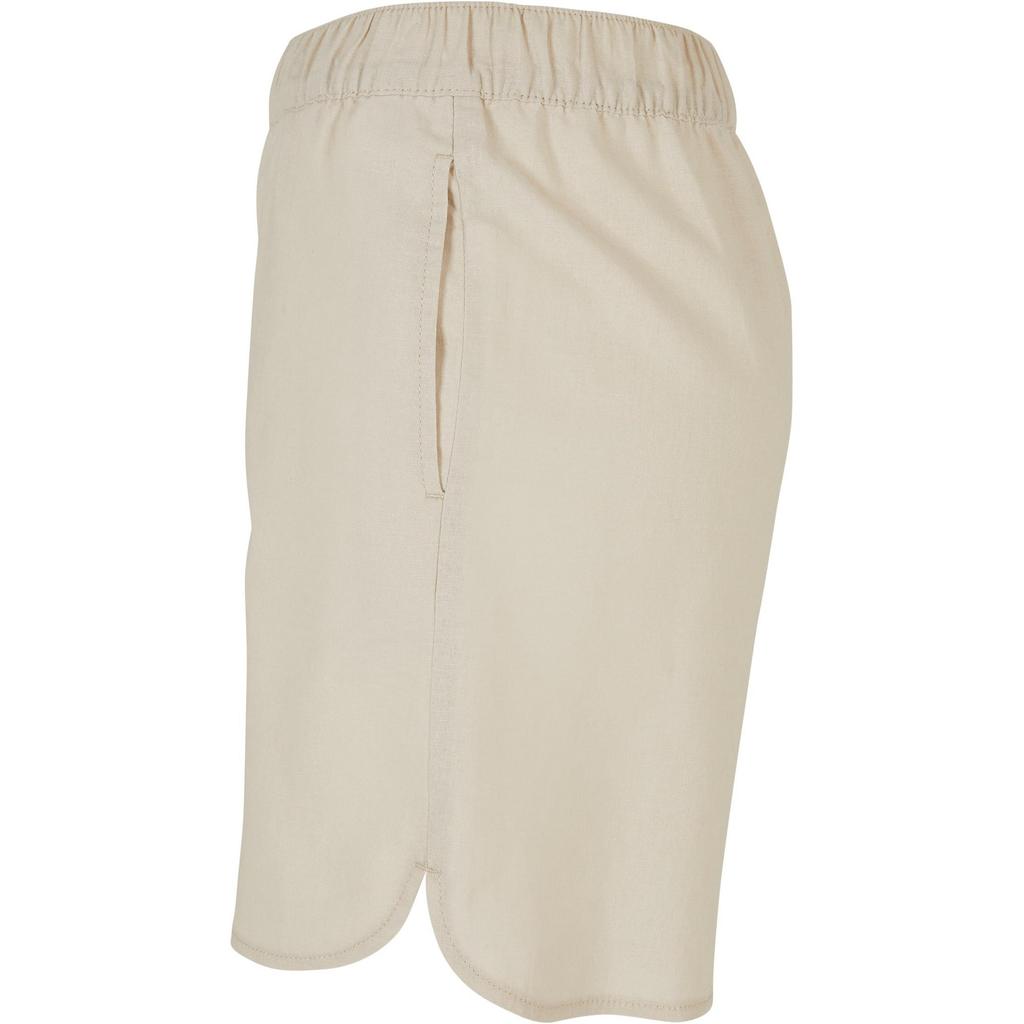 Shorts Casuais de Mistura de Linho Feminino Urban Classics