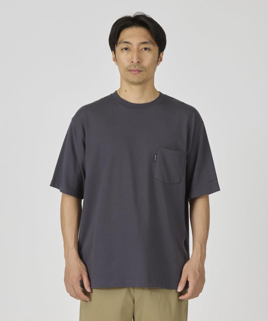Snow Peak New Standard Pocket T-Shirt NSD-TS-25AU001, Men's/Women's, BLUE, M