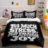 Bold White Text Phrase. Bedding Sets Duvet Cover Sets Duvet Covers Pillowcases(1 * Duvet Cover 2 * Pillowcases, Without Duvet Insert)