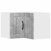 Lucca Wall Corner Cabinet Concrete Grey 57 X 57 X 40 Cm Engineered Wood