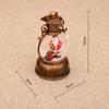 2025 Santa Claus with Music Floating Snow Ornaments Christmas Tree Luminous Bedside Lamp Snowman Night Light New Year Gifts