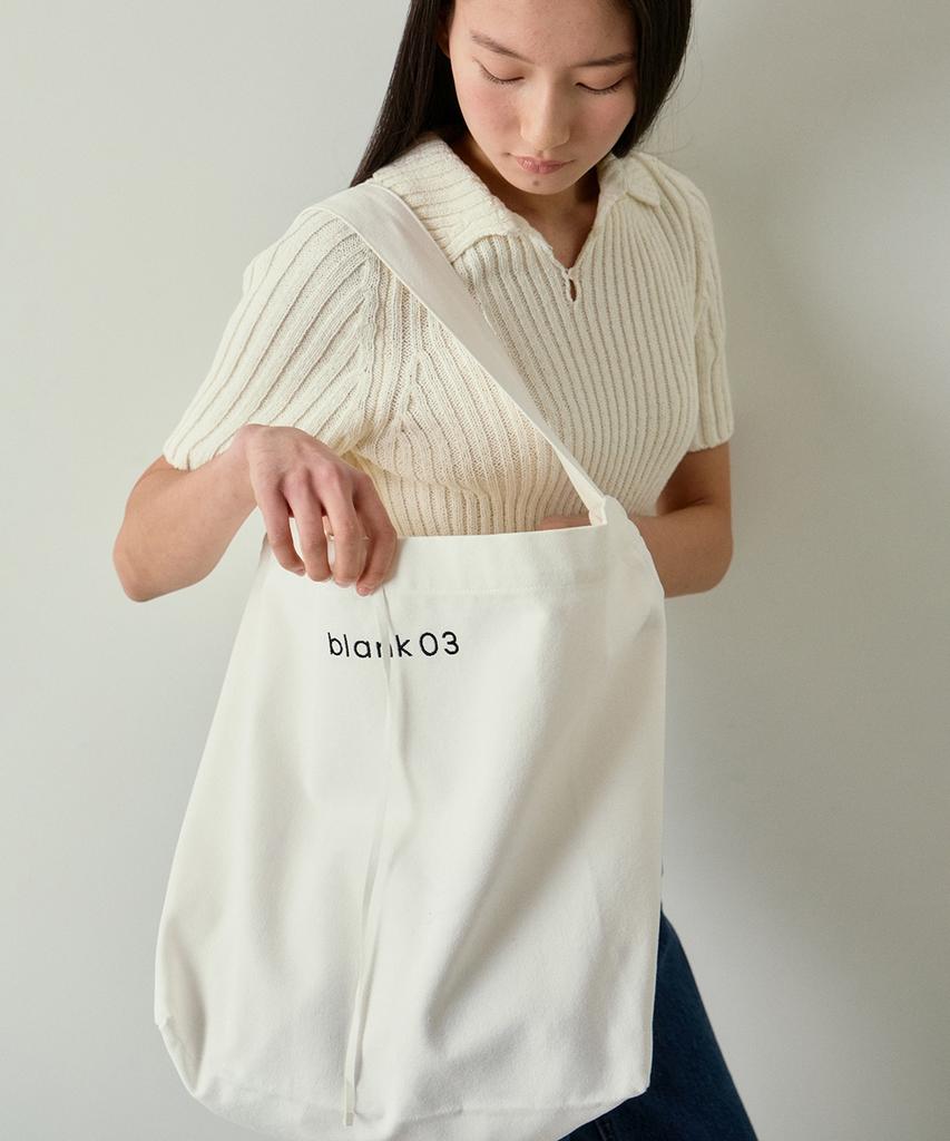 Blank03 One Shoulder Canvas Bag (2Colors)