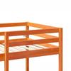 Vidaxl Loft Bed, With Desk And Chairs, Brown, 90X200 Cm