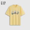 Gap Camiseta unisex holgada de manga corta con estampado de logo