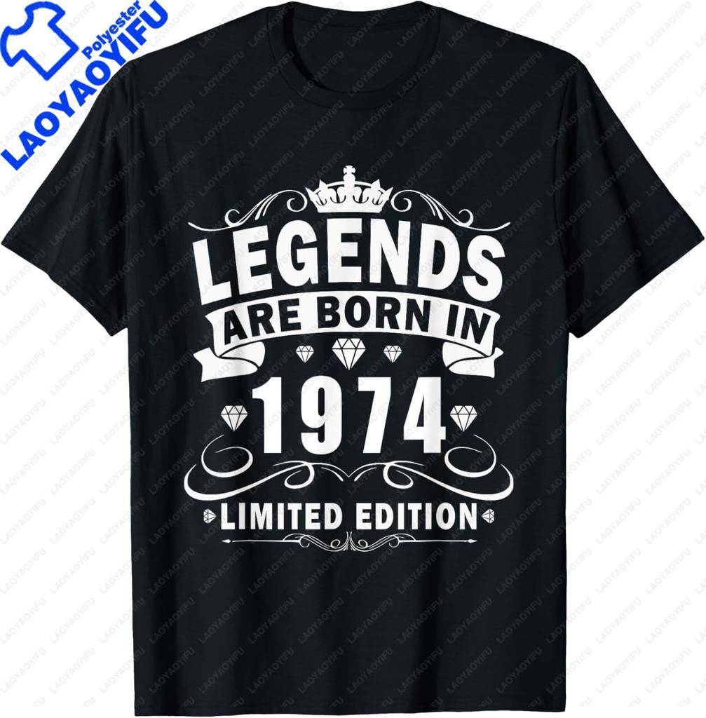 Limited Edition 1974 Unisex Unisex Tshirt Casual T Shirt For Unisex Unisex Summer Streetwear Tops Vintage Clothes