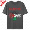 Palestine National Flag Tree Graphic T Shirts Unisex Unisex Cotton Tops Tshirt Street Fashion Classic Funny Palestine Tshirt