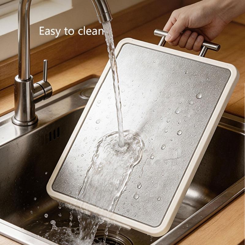 Professional Kitchen Cutting Board With Nonslip Feet And Juice Grooves Easy Cleaning Cutting Mats For Easy Food Preparation And Storage