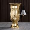 Nordic Ceramic Face Vase Modern Living Room Lip Flower Light Luxury Expression Half Face Decoration Home Decoration Accessories