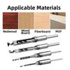 Portable Square Hole Drill Bit 6.4/8/11/12.7/14mm Adapter DIY Square Hole Drill Bit Adapter Mortising Chisel Drill